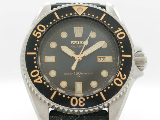 SEIKO 2625-0010 006797 Quartz Black Dial Immovable Current Men's Watch