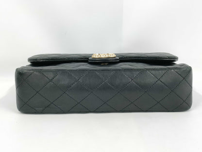 CHANEL Matelasse Chain Shoulder Bag, Lambskin Leather