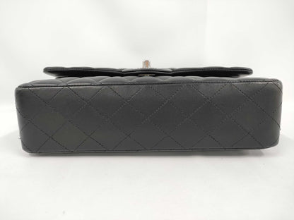 CHANEL Matelasse Double Flap Chain Shoulder Bag, Lambskin
