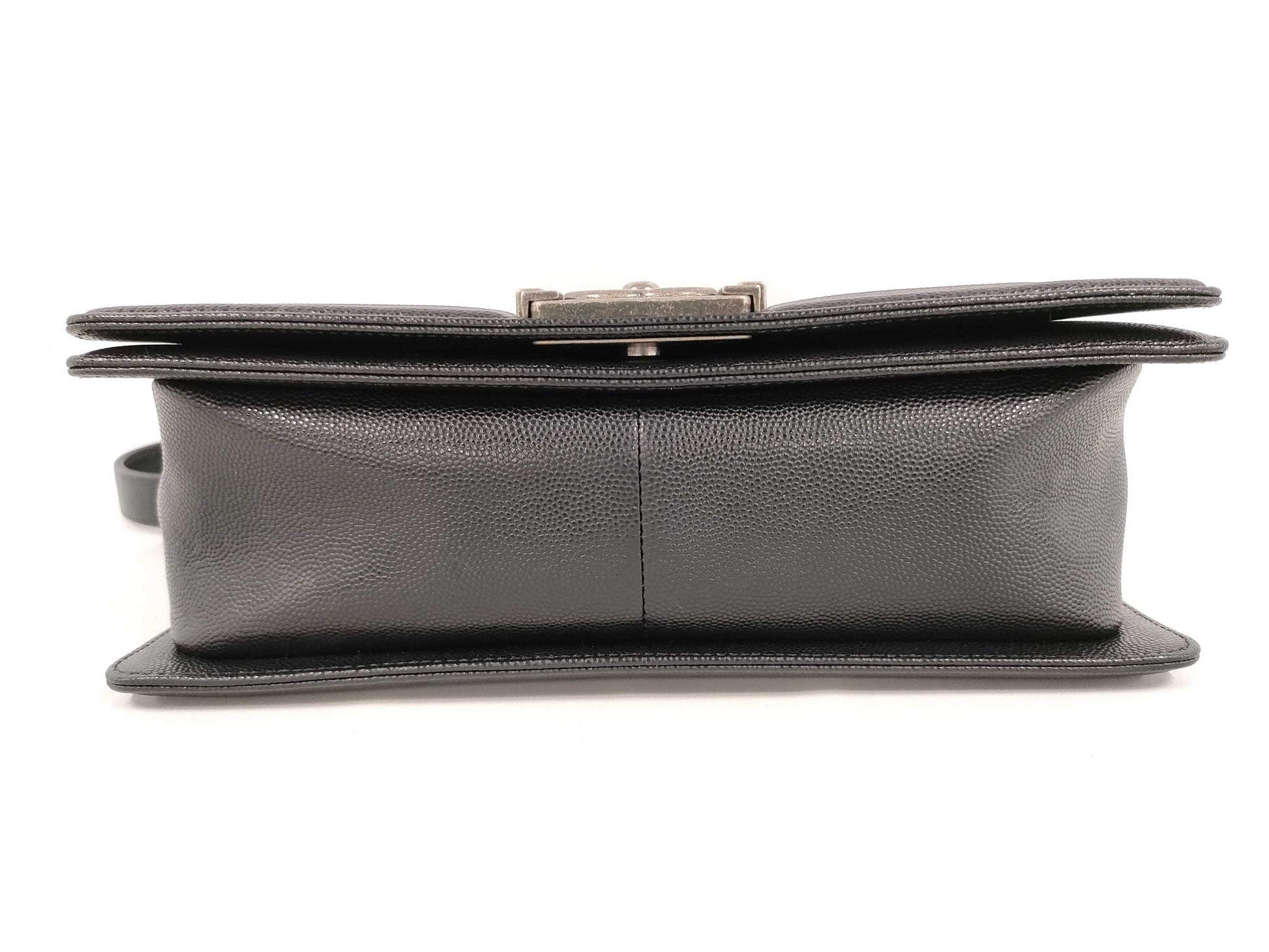 CHANEL Boy Chanel Coco Mark Caviar Leather Chain Shoulder Bag, No. 29