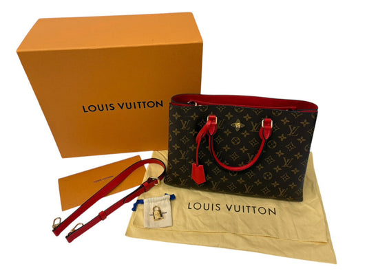LOUIS VUITTON LV Monogram Flower Tote Handbag
