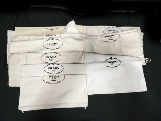 PRADA Dust Bags for Bags, etc., 15-Pack, Dust Bags 