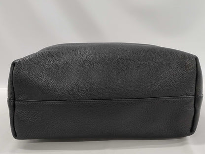 PRADA 2-Way Leather Tote Bag Shoulder Bag Black Tote Bag