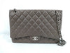 CHANEL Lambskin Matelasse Maxi Shoulder Bag