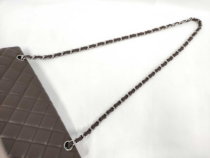 CHANEL Lambskin Matelasse Maxi Shoulder Bag