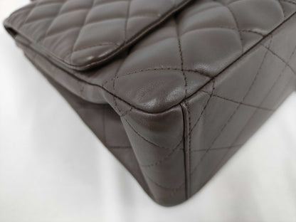 CHANEL Lambskin Matelasse Maxi Shoulder Bag