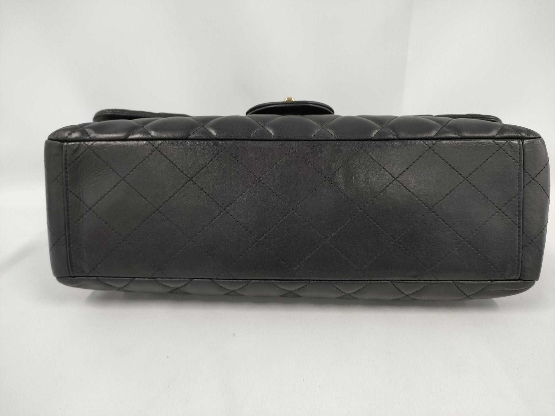 CHANEL Lambskin Matelasse Maxi Shoulder Bag