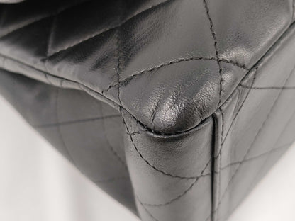 CHANEL Lambskin Matelasse Maxi Shoulder Bag