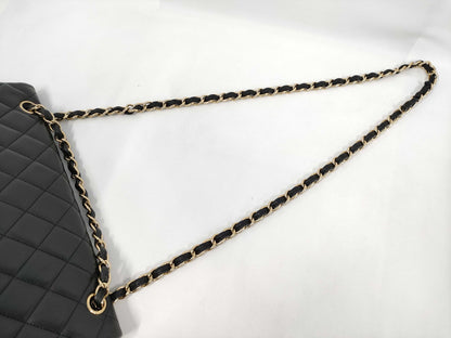 CHANEL Lambskin Matelasse Maxi Shoulder Bag