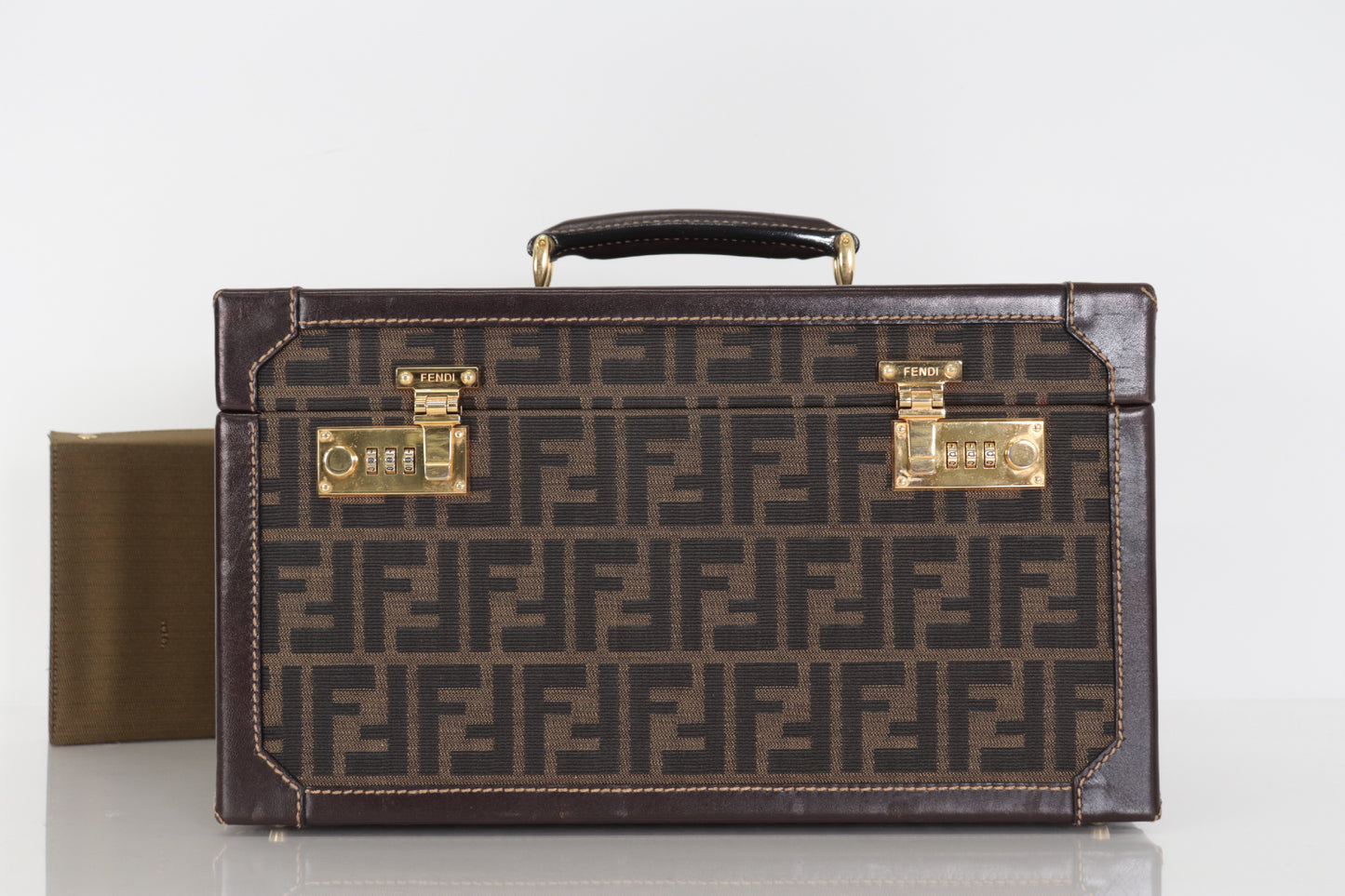 FENDI Vanity Handbag with Dial Lock Mirror