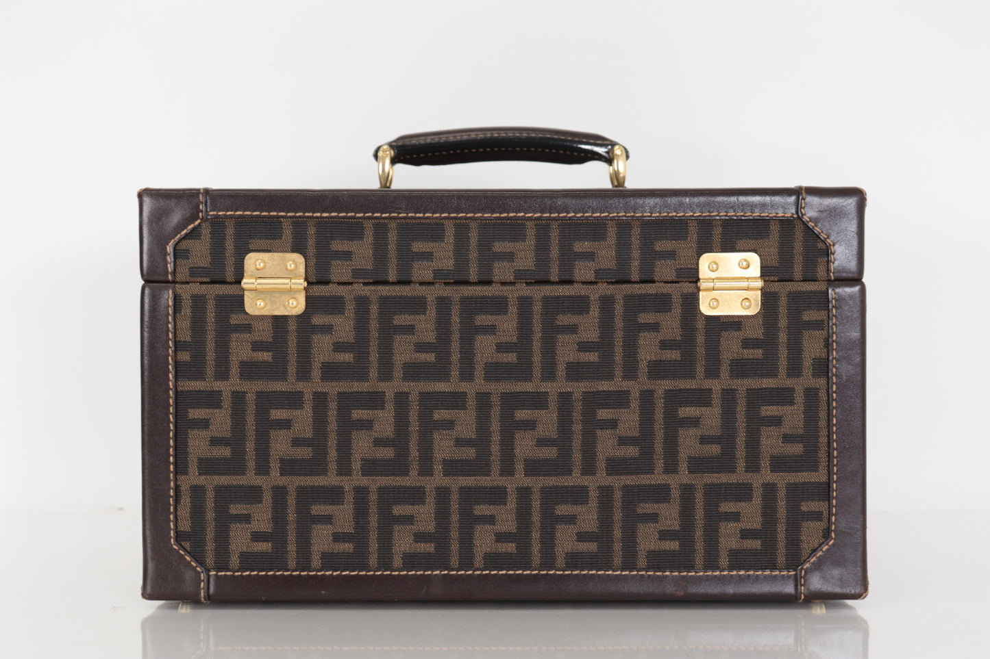 FENDI Vanity Handbag with Dial Lock Mirror