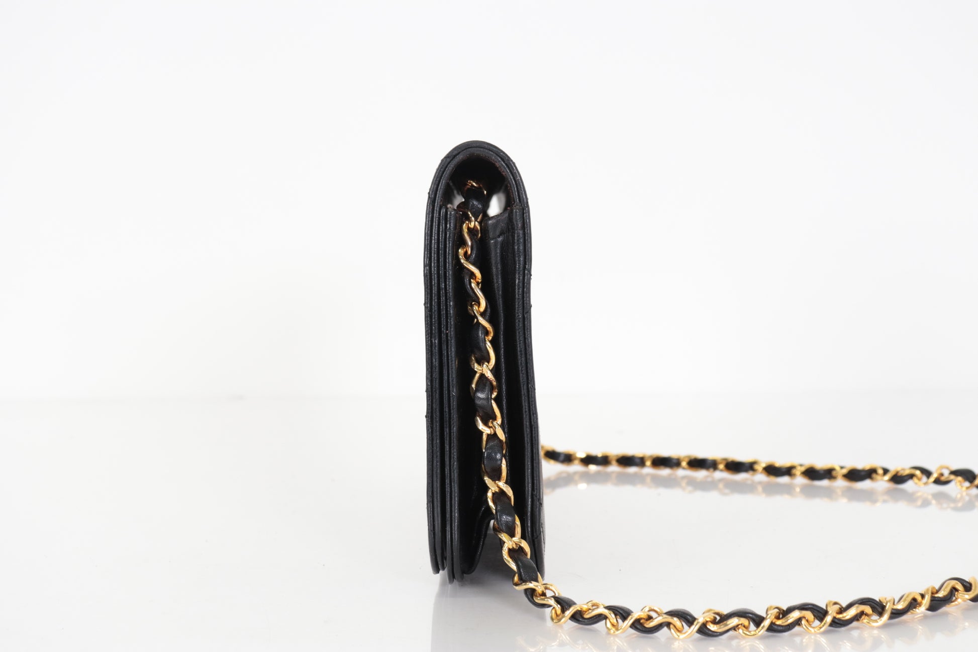 CHANEL Pushlock Ram Chain Shoulder Shoulder Bag