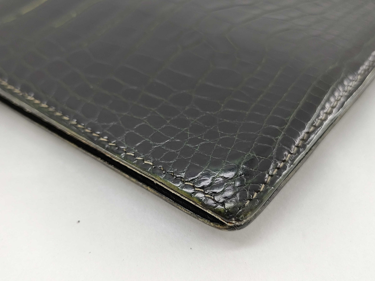 HERMES Alligator MC2 Copernicus Bifold Wallet