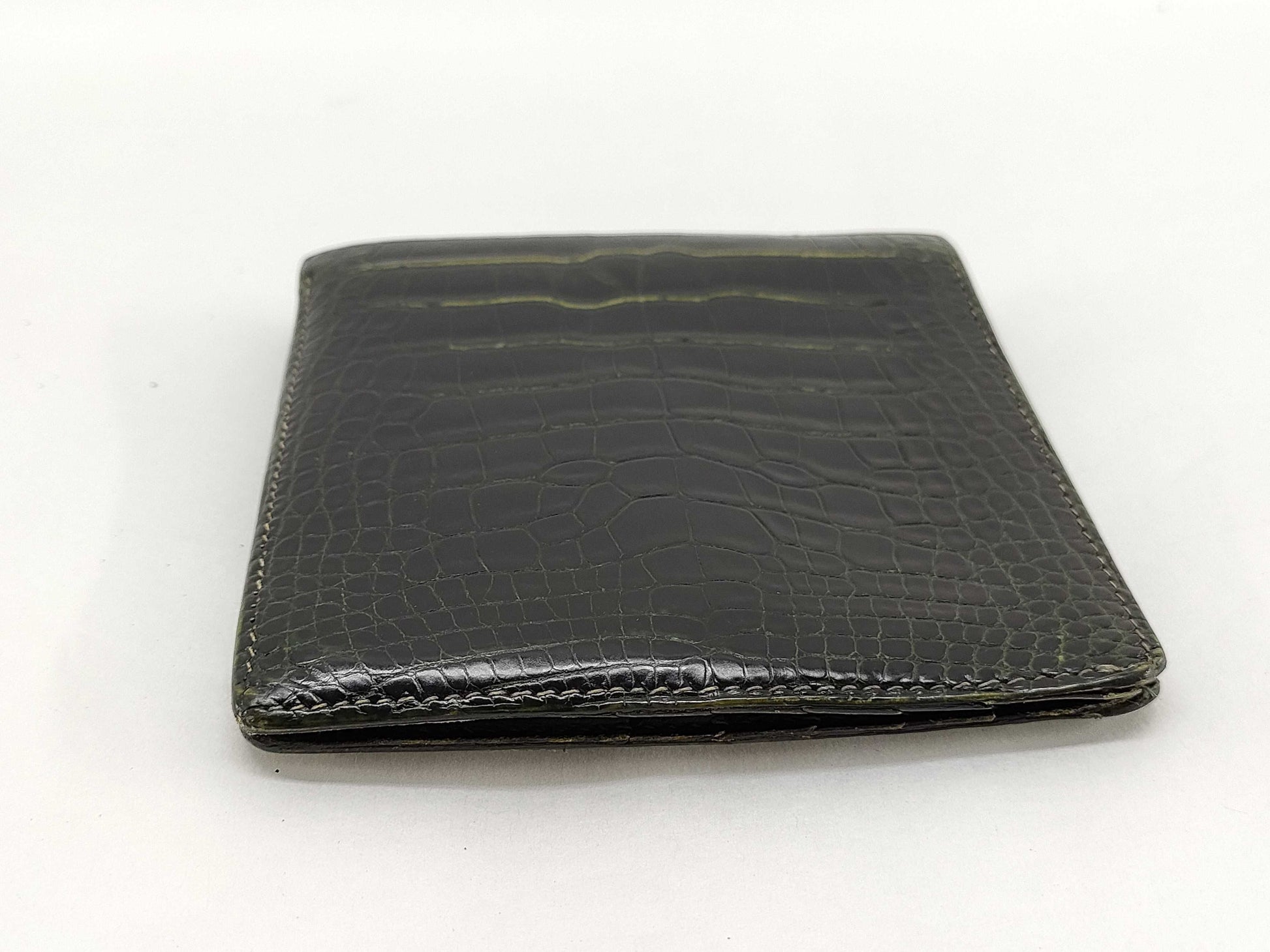 HERMES Alligator MC2 Copernicus Bifold Wallet
