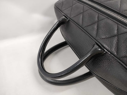 CHANEL X1 Caviar Skin Handbag with Chain, Black