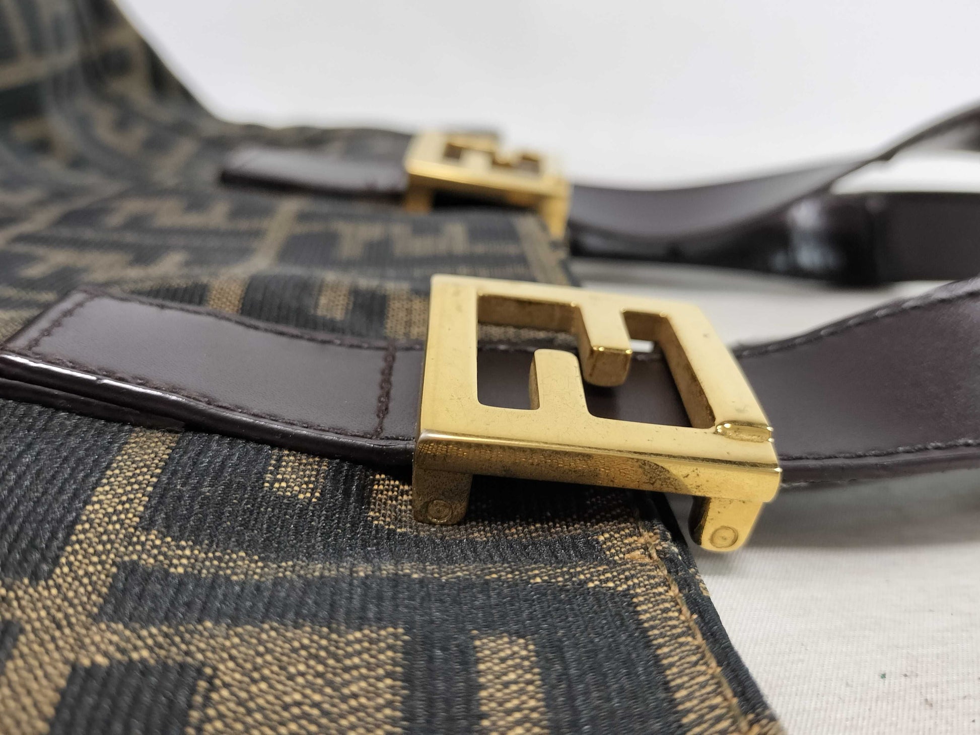 FENDI Zucca Pattern X4 FENDI Zucca Zucchino Handbag Handbag