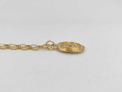 CHANEL Necklace Cocomark Vintage Necklace Gold Necklace