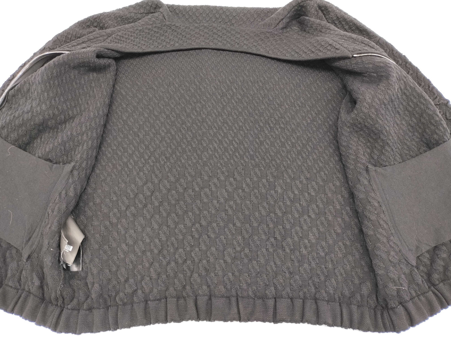 PRADA Prada Knit Blouson Black Unisex Size 38 Jacket