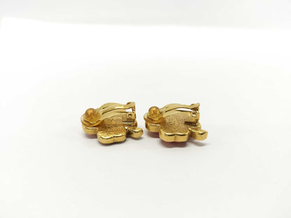 CHANEL CHANEL Earrings 03P Clover Coco Mark Earrings