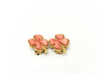 CHANEL CHANEL Earrings 03P Clover Coco Mark Earrings