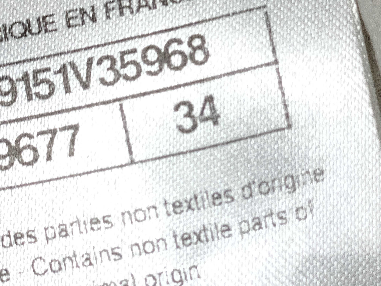 CHANEL CHANEL Dress P49151V35968 Size 34 Mixed Tweed Dress with Crystal Buttons