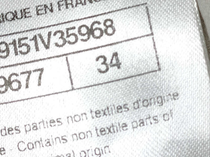 CHANEL CHANEL Dress P49151V35968 Size 34 Mixed Tweed Dress with Crystal Buttons