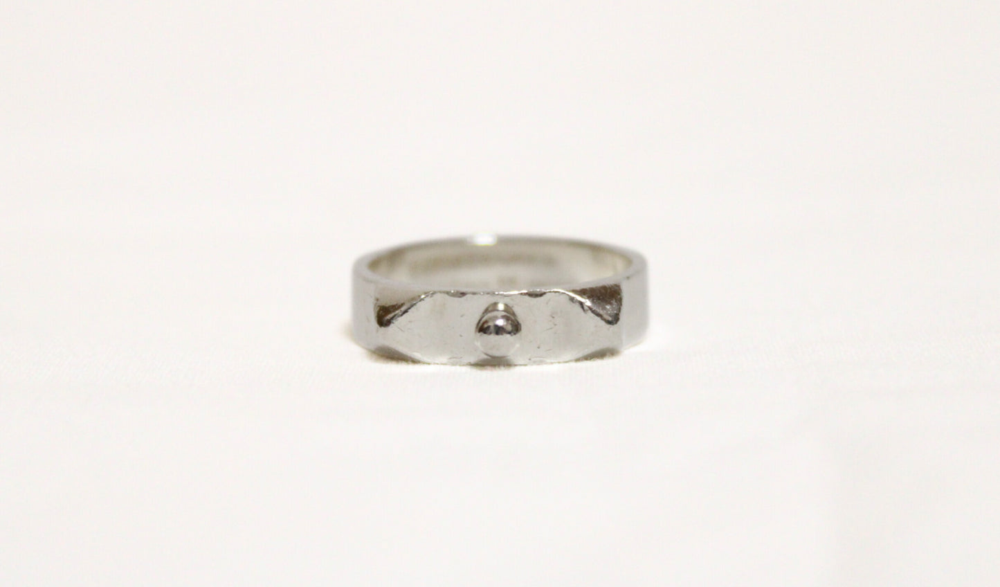 HERMES Collier de Chien Ring, Silver, #56, 4.5g