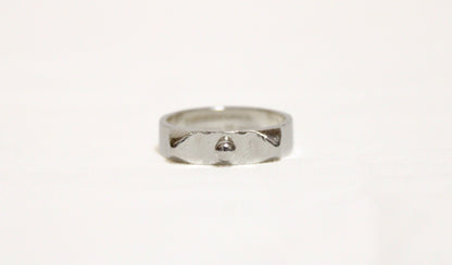 HERMES Collier de Chien Ring, Silver, #56, 4.5g