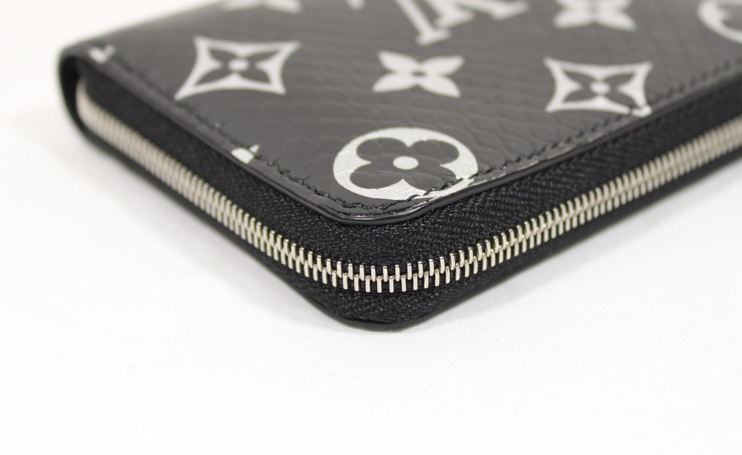 LOUIS VUITTON Vuitton Monogram Exotic Zippy Coin Purse N97059 Black RFID Tag Wallet