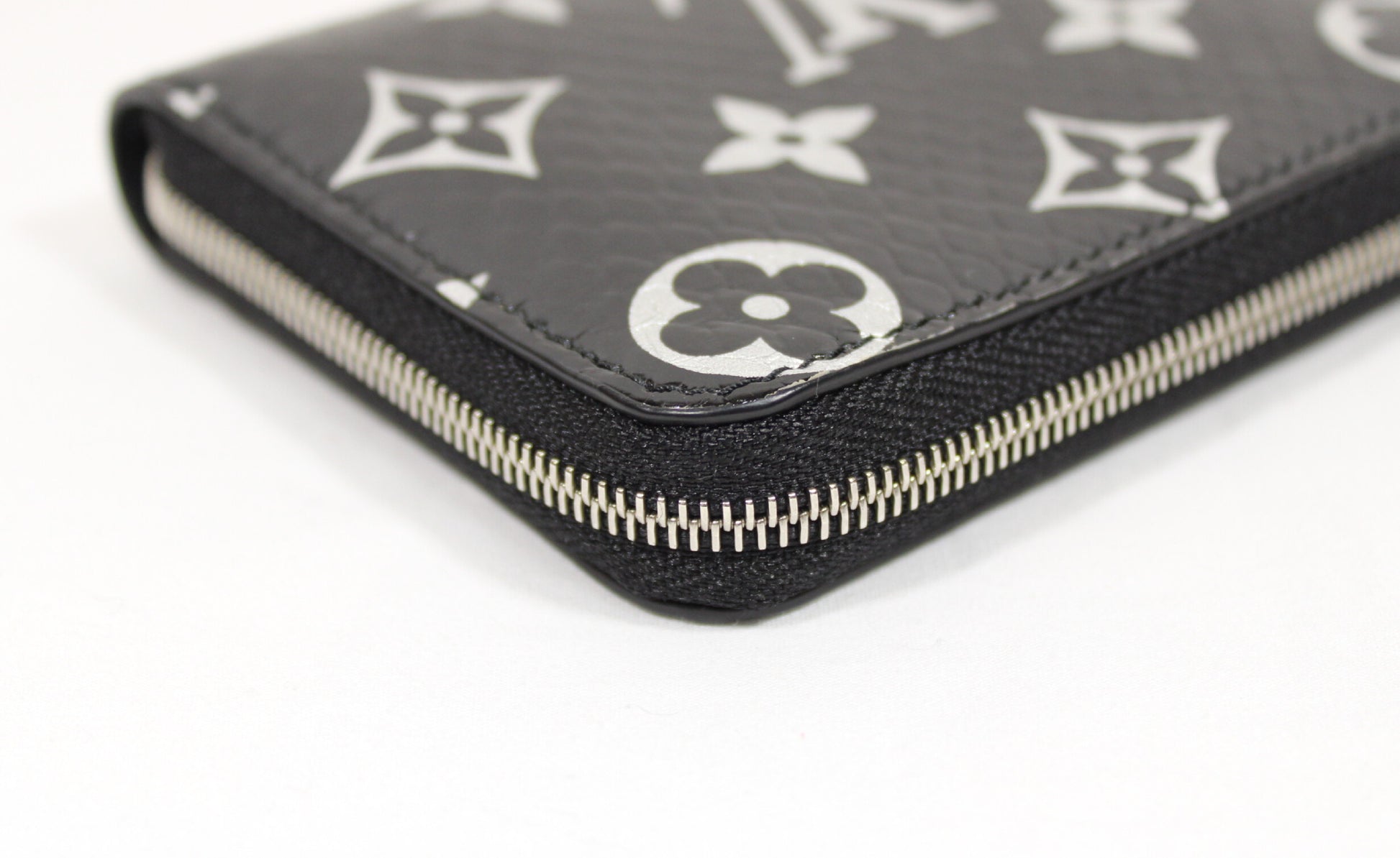 LOUIS VUITTON Vuitton Monogram Exotic Zippy Coin Purse N97059 Black RFID Tag Wallet