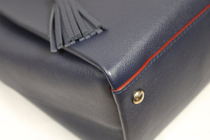 LOUIS VUITTON Vuitton LV Logo Rock Meat 2WAY Shoulder Bag Navy Shoulder Bag