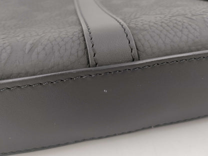 LOUIS VUITTON LV Sac Plat Cross M21884 Black RFID Enabled Shoulder Bag