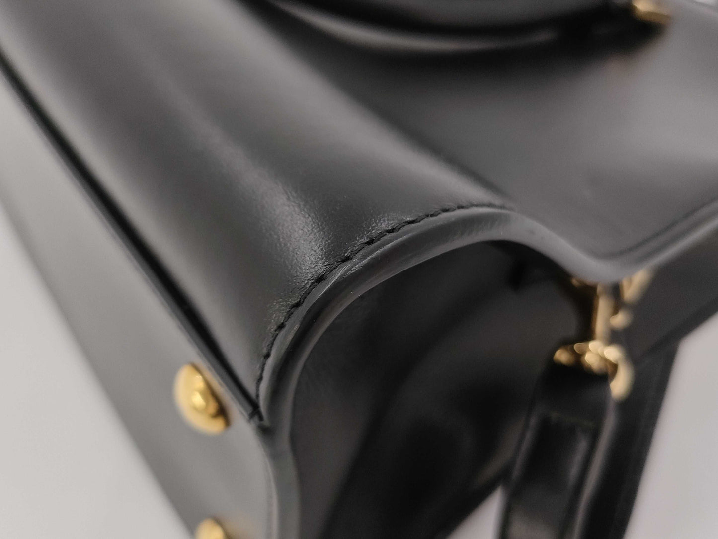 SAINT LAURENT Saint Laurent Paris Navy Cabas Black Handbag