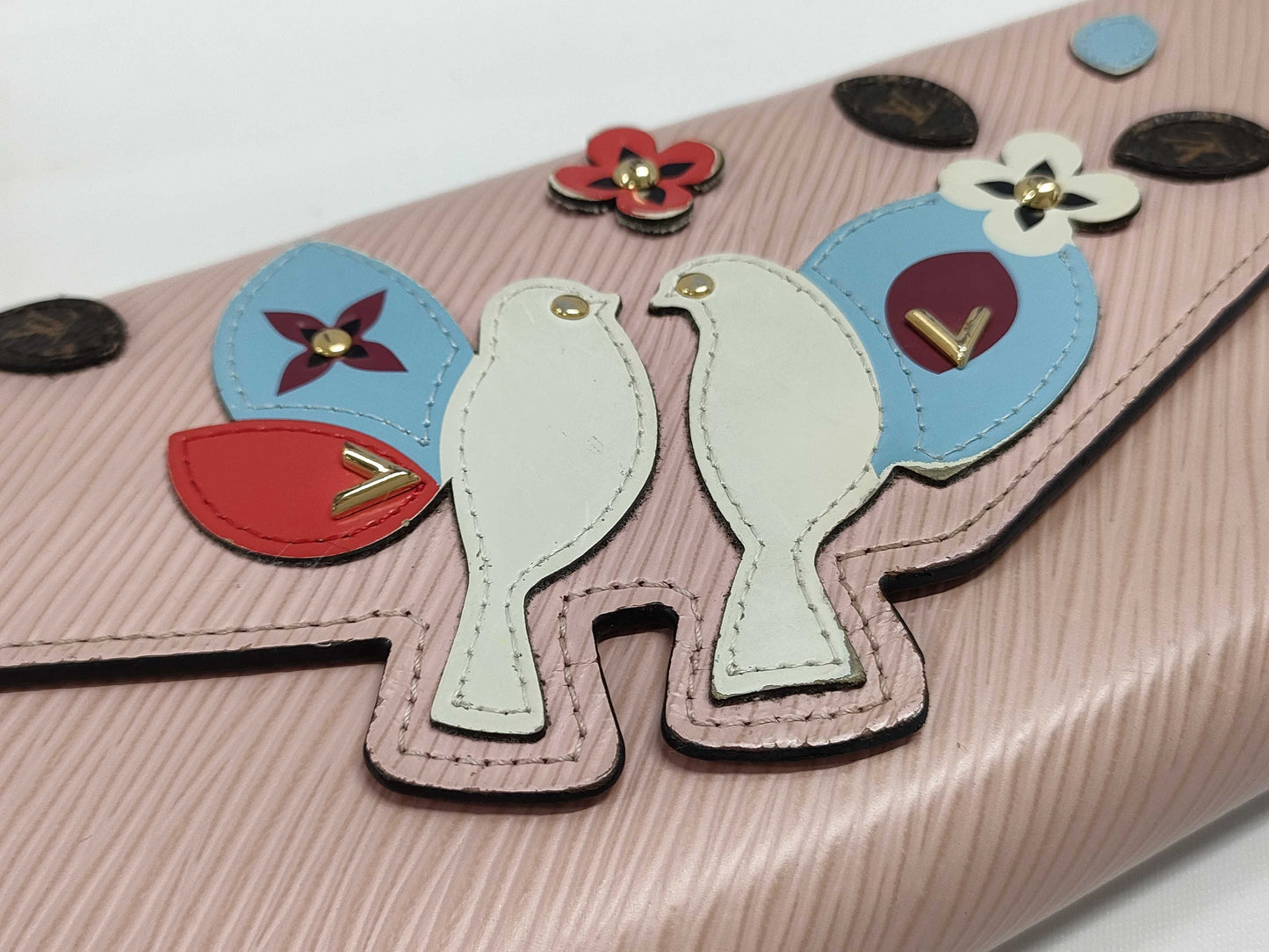 LOUIS VUITTON M62608 Epi Portefeuille Sarah Bird Wallet with Box and Dust Bag