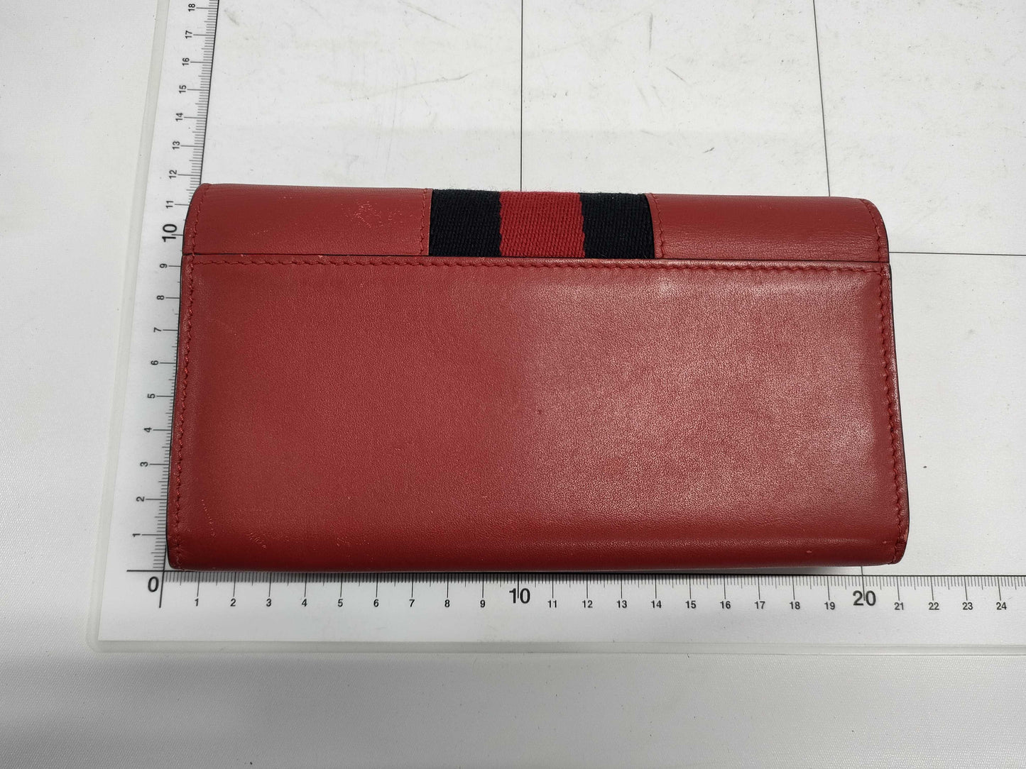 GUCCI 476084 Leather Sylvie Continental Wallet