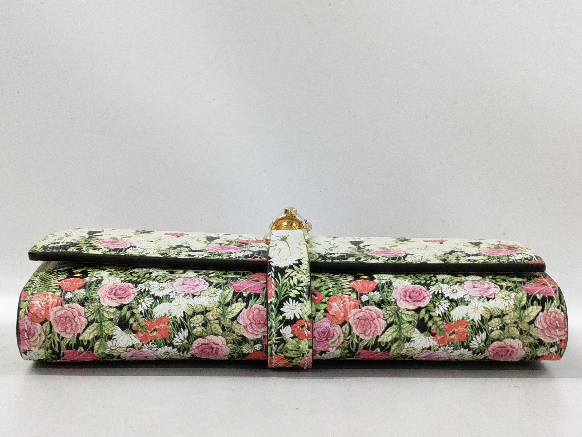 GUCCI 652681 Jackie Chain Shoulder Wallet by Yuko Higuchi, Multicolor, with Box and Dust Bag