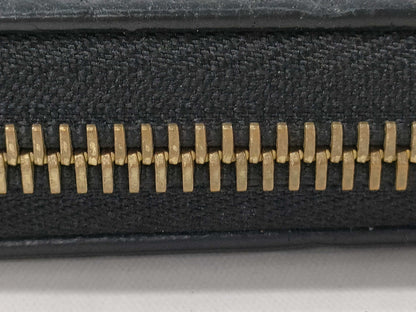 LOUIS VUITTON M61864 Monogram Empreinte Zippy Wallet Noir with Box and Dust Bag