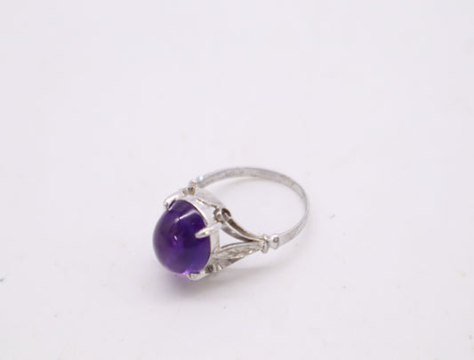 Amethyst Metal 3.5g Ring 