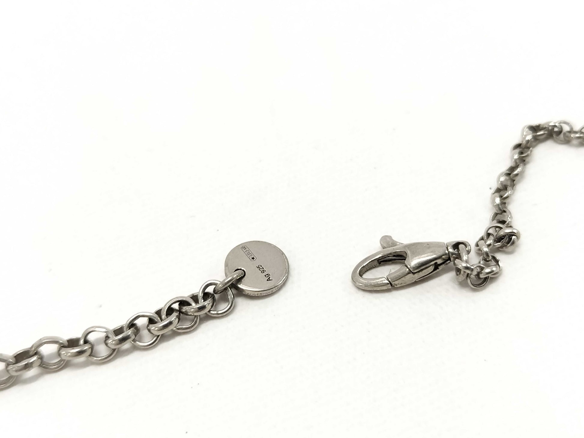 GUCCI Interlocking G Necklace, Silver , Dust Bag and Box Included, 1313AR