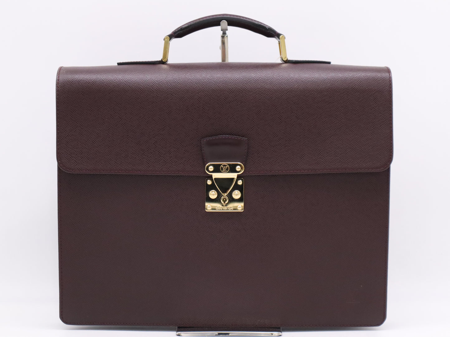 LOUIS VUITTON M30076 Taiga Serviet Clad Akajou RI0043 Business Bag