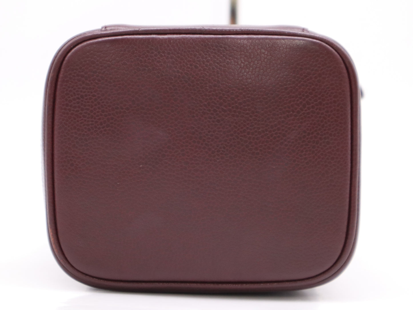 CHANEL Caviar Skin Vanity Bag Serial Blurring Handbag