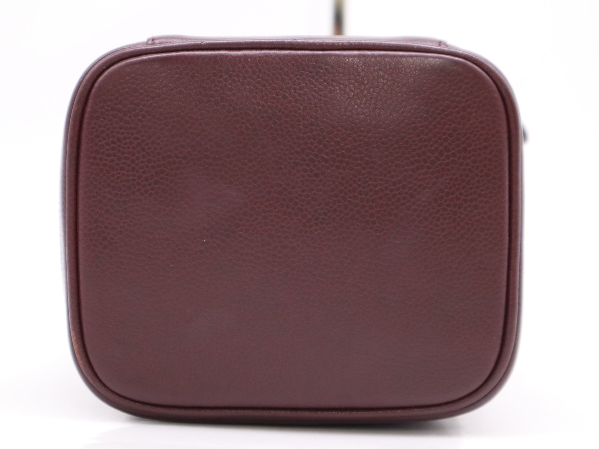 CHANEL Caviar Skin Vanity Bag Serial Blurring Handbag