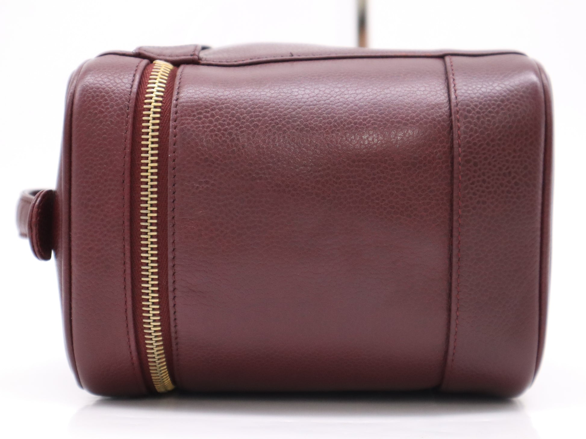 CHANEL Caviar Skin Vanity Bag Serial Blurring Handbag