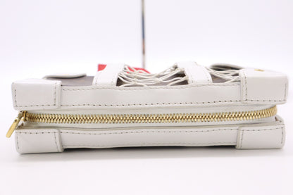 LOUIS VUITTON M80102 Monogram NBA Soft Trunk Phone Box White Shoulder Bag
