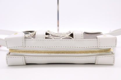 LOUIS VUITTON M80102 Monogram NBA Soft Trunk Phone Box White Shoulder Bag
