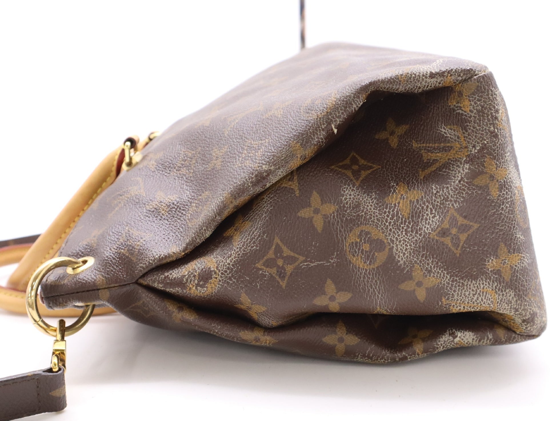 LOUIS VUITTON M43400 Pallas Rose Poudre Handbag with Shoulder Strap