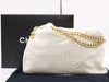 CHANEL Lambskin Deka Coco Mark Bag, White Gold Hardware, Seal, 12138093, Dust Bag and Box Included, Shoulder Bag