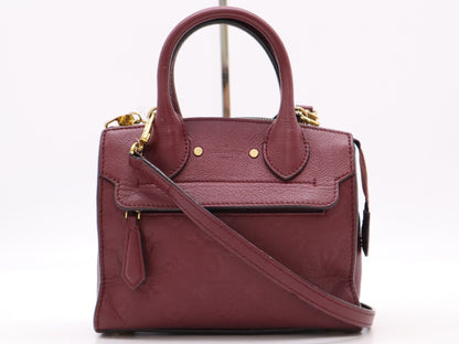 LOUIS VUITTON M43218 Empreinte Pont Neuf Mini Raisin Handbag with Shoulder Strap