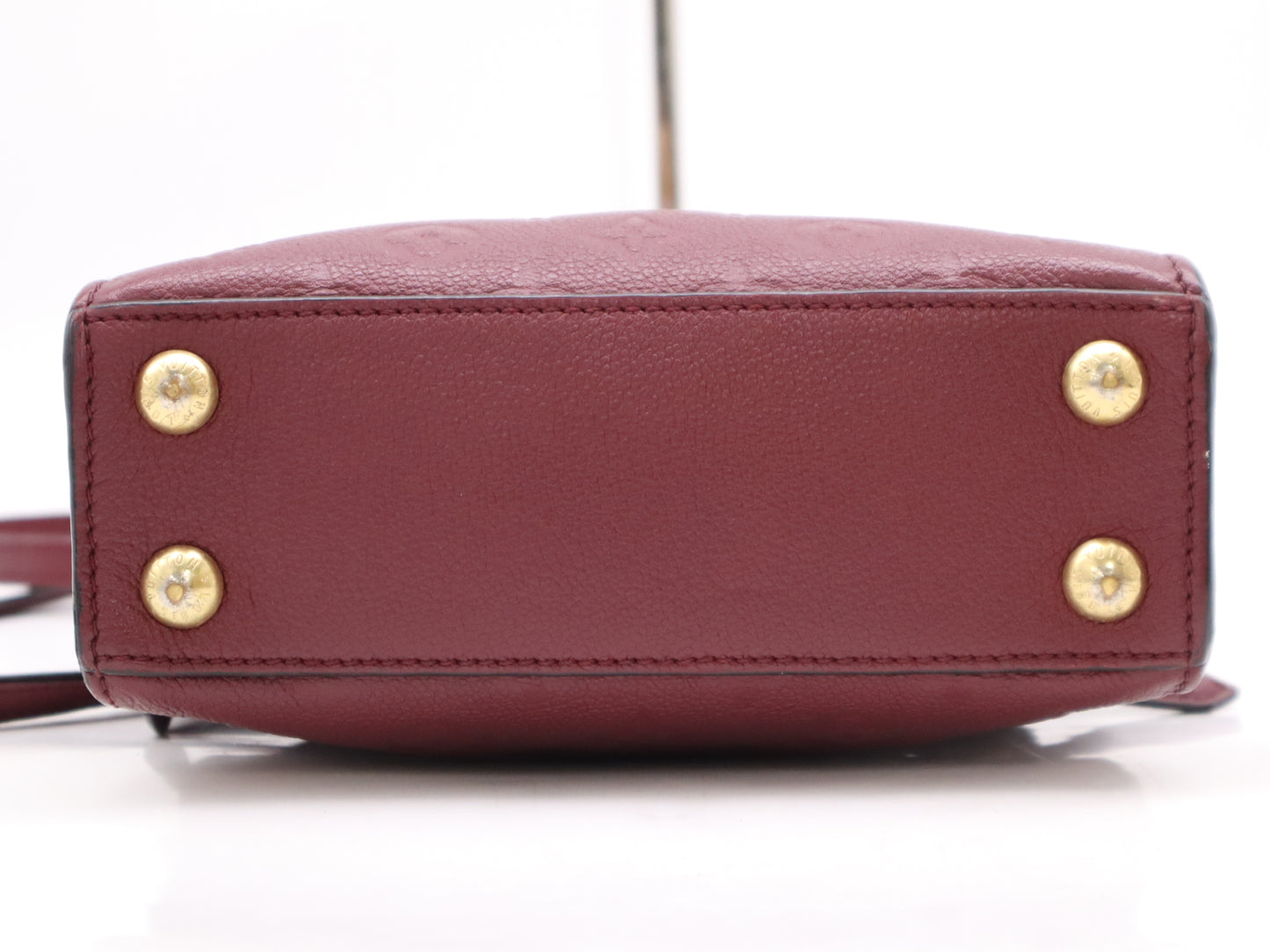 LOUIS VUITTON M43218 Empreinte Pont Neuf Mini Raisin Handbag with Shoulder Strap