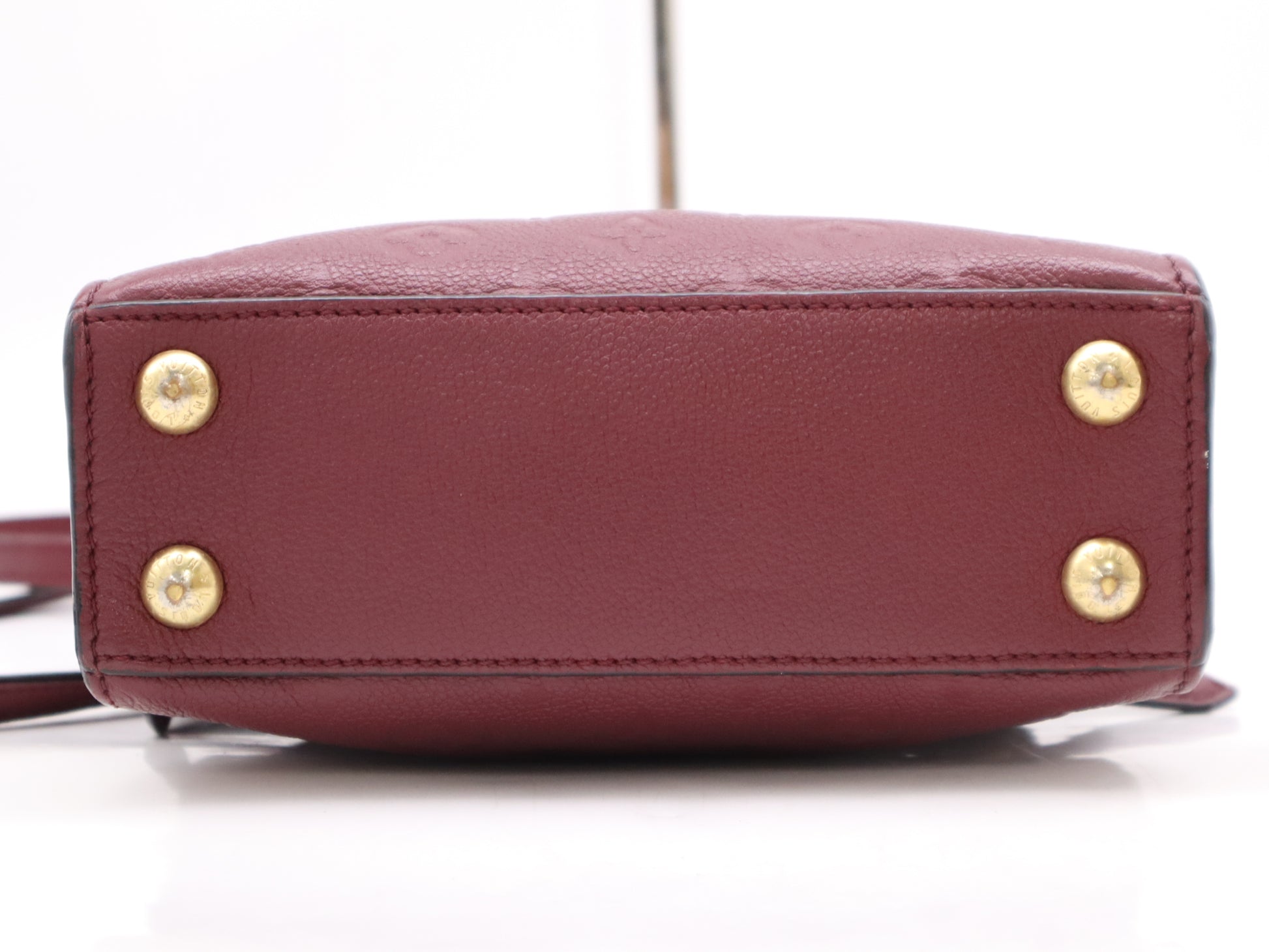 LOUIS VUITTON M43218 Empreinte Pont Neuf Mini Raisin Handbag with Shoulder Strap